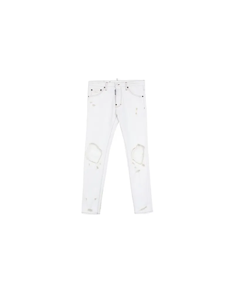 Dsquared2 HOSEN & RÖCKE - Jeanshosenauf YOOX.COM Weiß