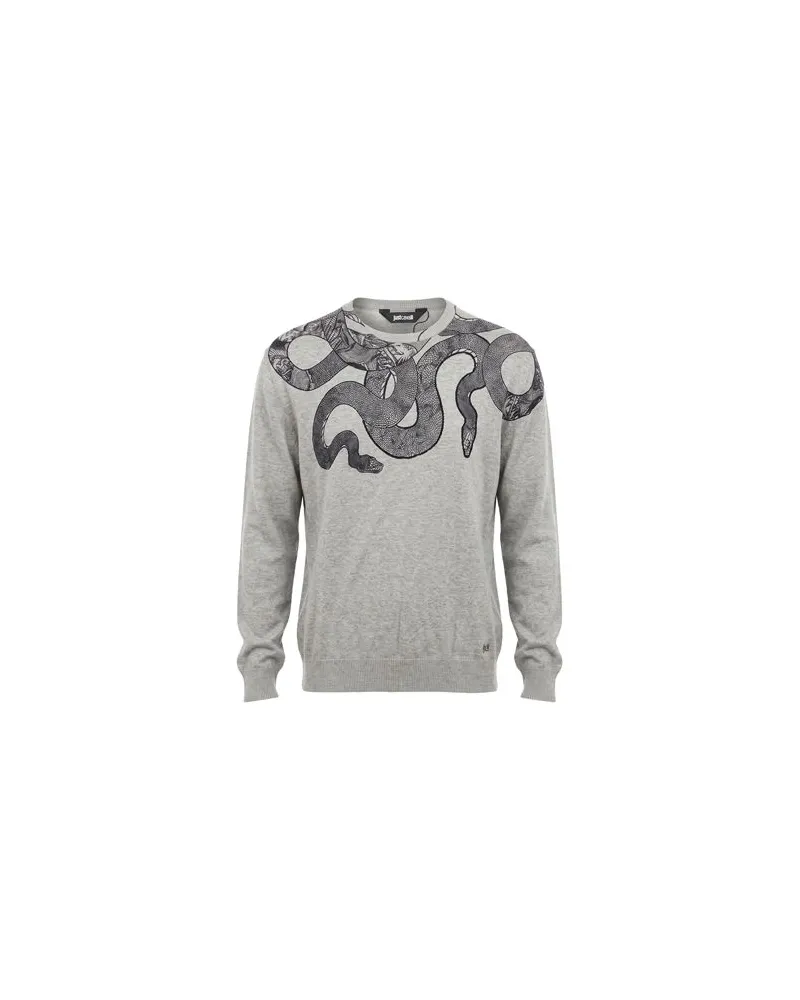Just Cavalli STRICKWAREN - Pulloverauf YOOX.COM Grau