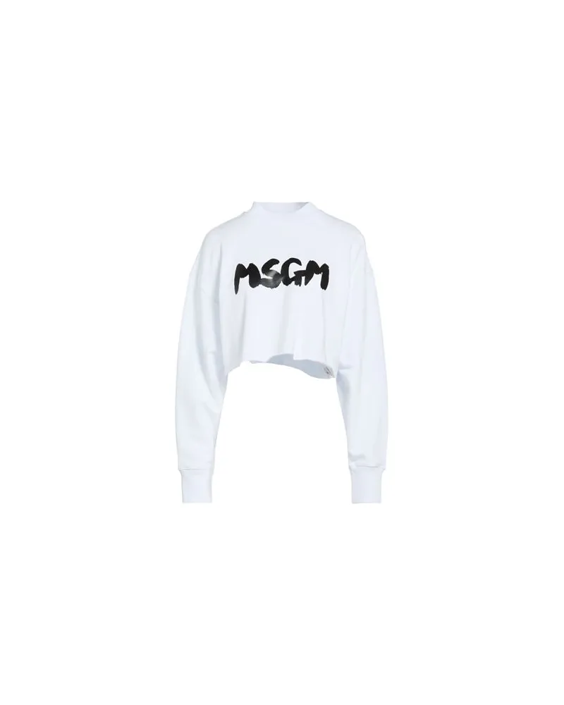 MSGM TOPS - Sweatshirtsauf YOOX.COM Weiß