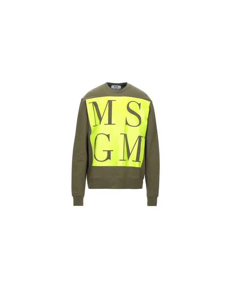 MSGM TOPS - Sweatshirtsauf YOOX.COM Militärgrün