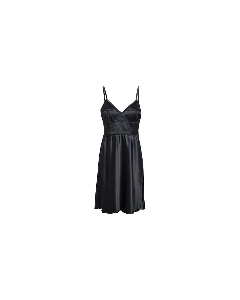 adidas SATIN DRESS  - KLEIDER - Midi-Kleiderauf YOOX.COM Schwarz