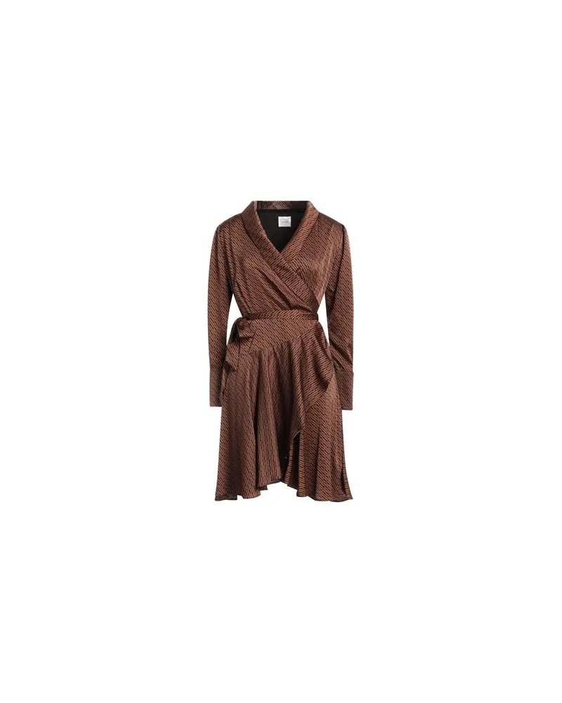 ANONYME designers KLEIDER - Mini-Kleiderauf YOOX.COM Braun