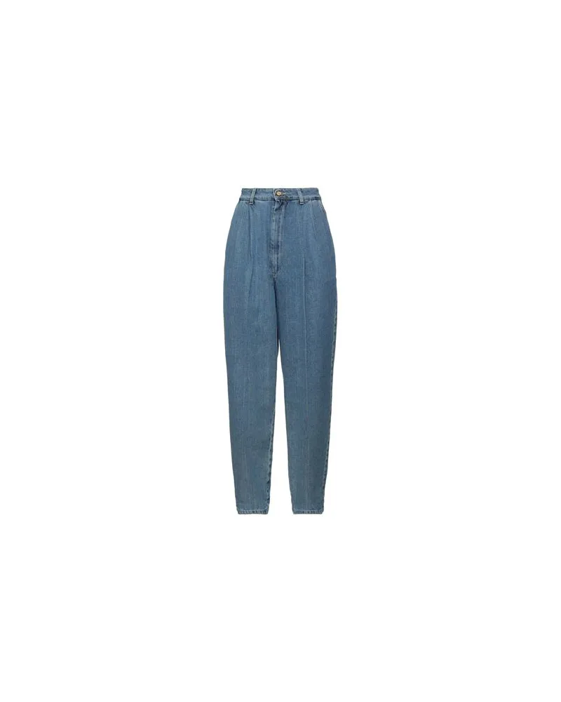 ALYSI HOSEN & RÖCKE - Jeanshosenauf YOOX.COM Blau