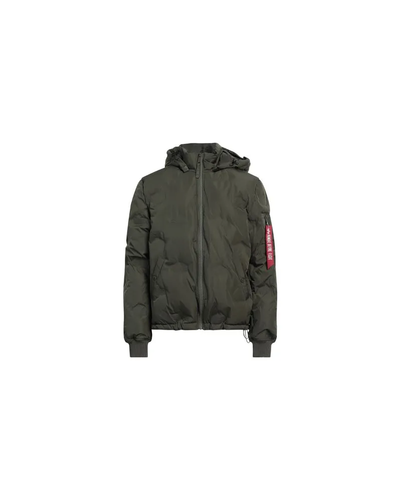 Alpha Industries JACKEN & MÄNTEL - Pufferjacken & Daunenjackenauf YOOX.COM Militärgrün
