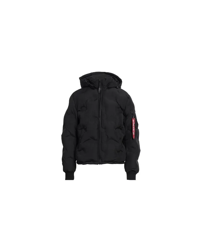 Alpha Industries JACKEN & MÄNTEL - Pufferjacken & Daunenjackenauf YOOX.COM Schwarz