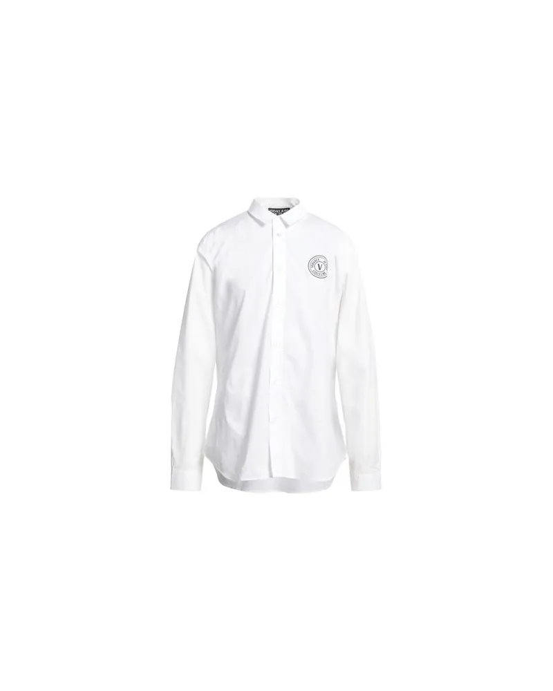 Versace Jeans TOPS - Hemdenauf YOOX.COM Weiß