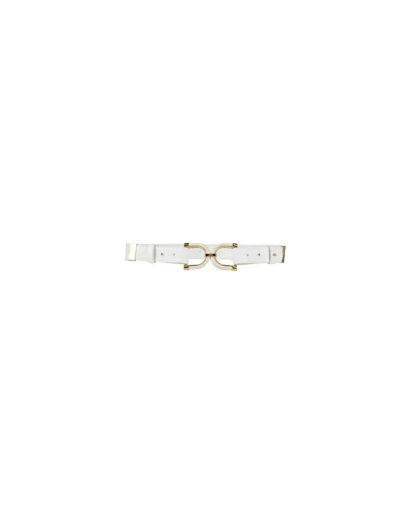 Elisabetta Franchi Kleinlederwaren - Gürtelauf YOOX.COM Elfenbein