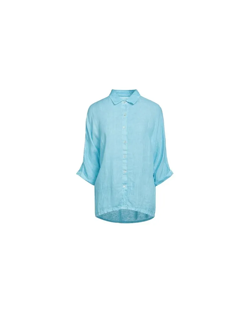 120% Lino TOPS - Hemdenauf YOOX.COM Tūrkis