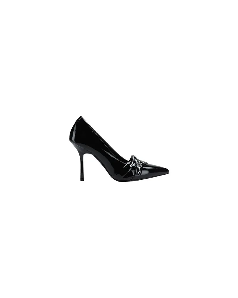 Karl Lagerfeld SARABANDE SIGNATURE LOGO COURT  - SCHUHE - Pumpsauf YOOX.COM Schwarz