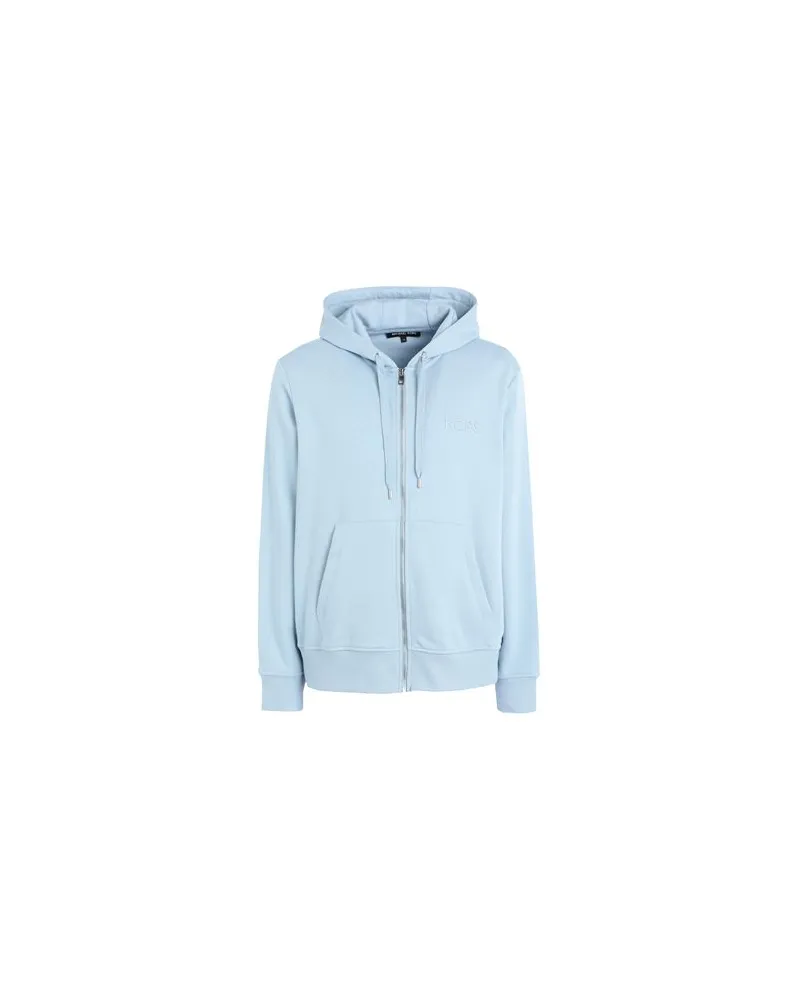 Michael Kors EMB KORS FZ HOODIE  - TOPS - Sweatshirtsauf YOOX.COM Himmelblau