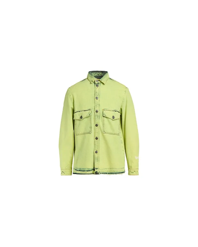 DISCLAIMER TOPS - Jeanshemdenauf YOOX.COM Limettengrün