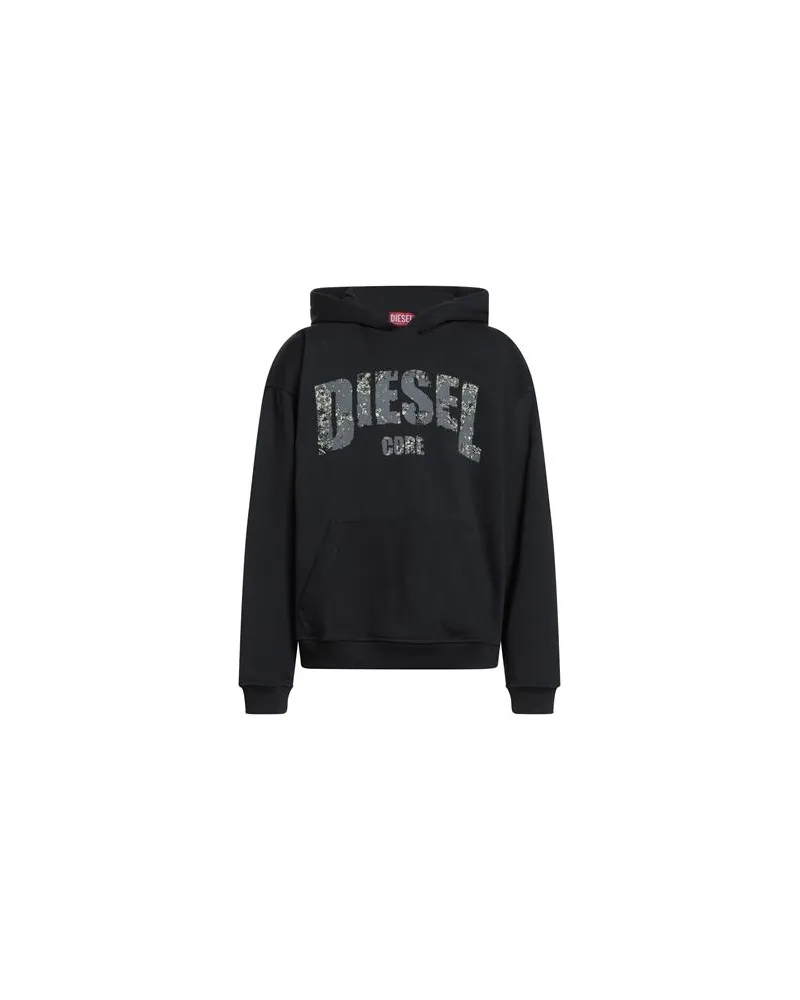Diesel TOPS - Sweatshirtsauf YOOX.COM Schwarz