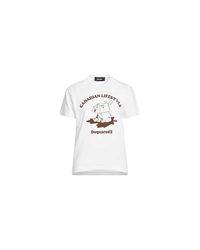 Dsquared2 TOPS - T-shirtsauf YOOX.COM Weiß