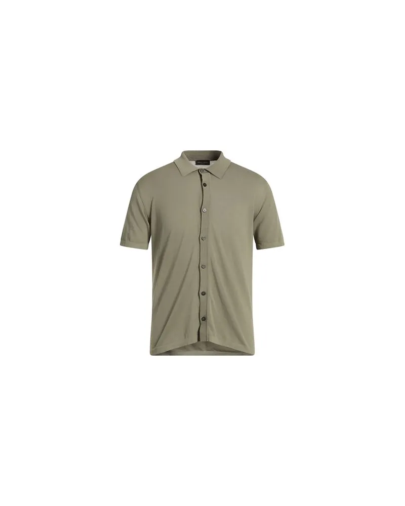 Roberto Collina TOPS - Poloshirtsauf YOOX.COM Militärgrün