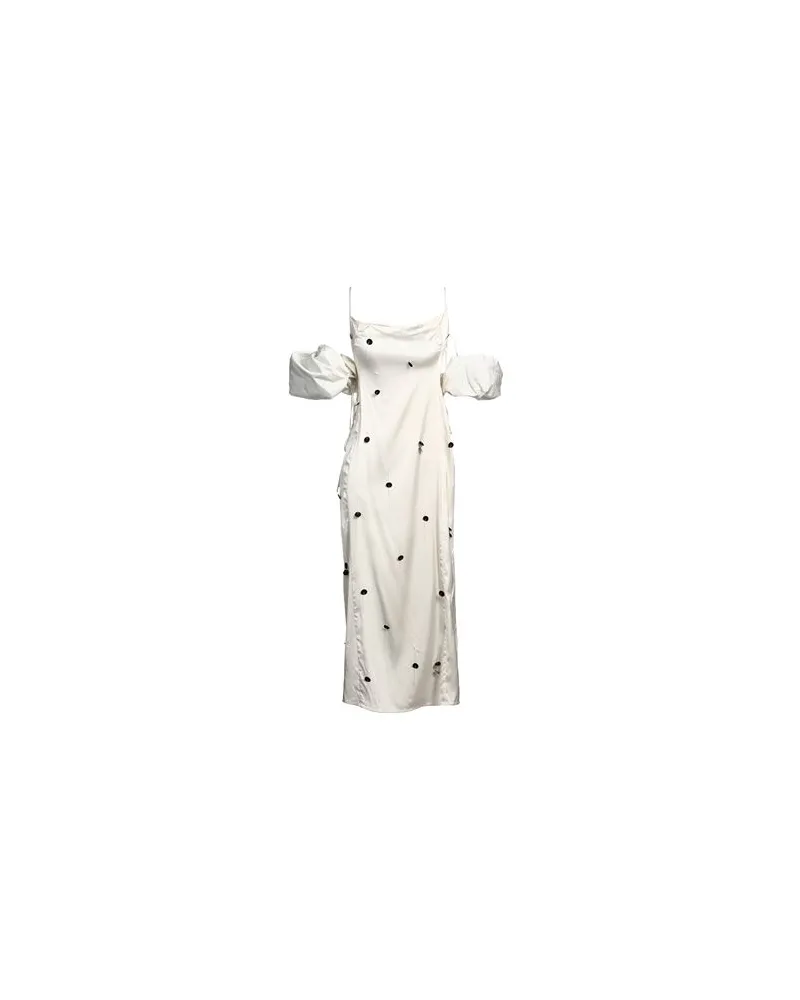 Jacquemus KLEIDER - Maxi-Kleiderauf YOOX.COM Elfenbein