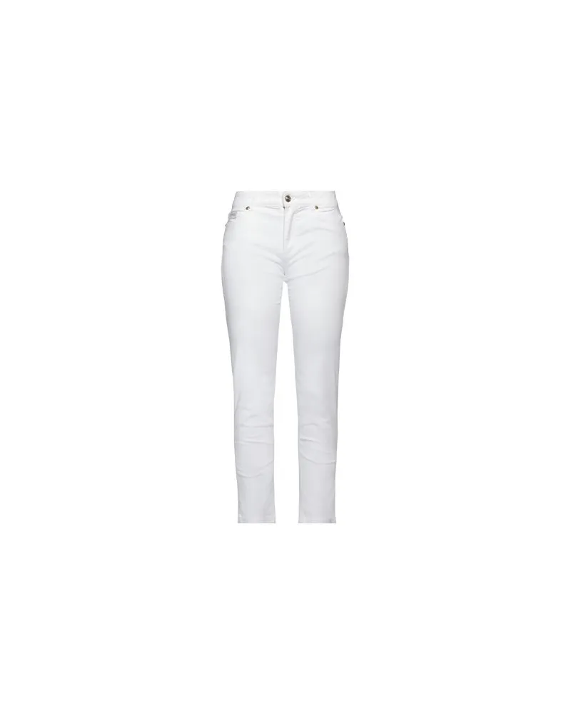 Versace Jeans HOSEN & RÖCKE - Jeanshosenauf YOOX.COM Weiß