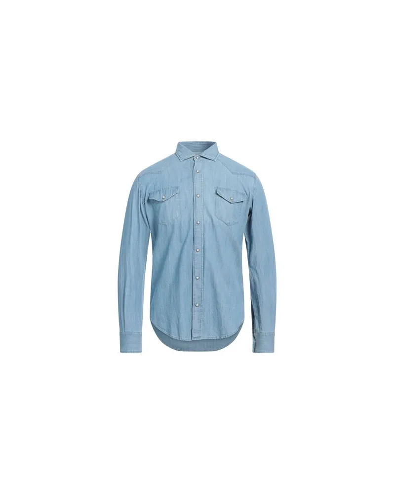 Eleventy PLATINUM - TOPS - Jeanshemdenauf YOOX.COM Blau