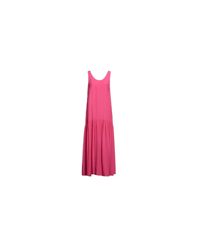 Caractère KLEIDER - Maxi-Kleiderauf YOOX.COM Fuchsia