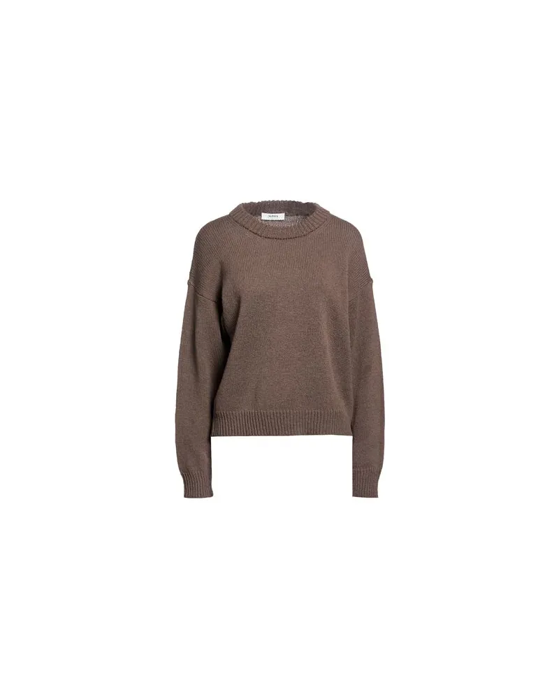 Alpha Studio STRICKWAREN - Pulloverauf YOOX.COM Schokobraun