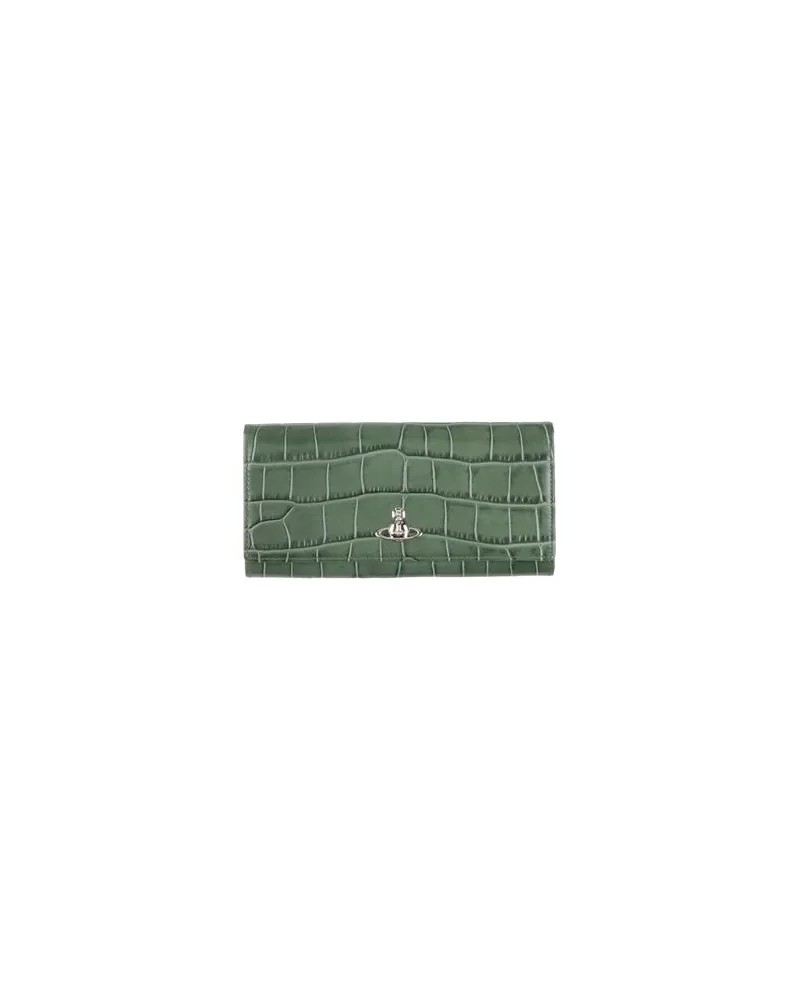 Vivienne Westwood Kleinlederwaren - Brieftaschenauf YOOX.COM Grün