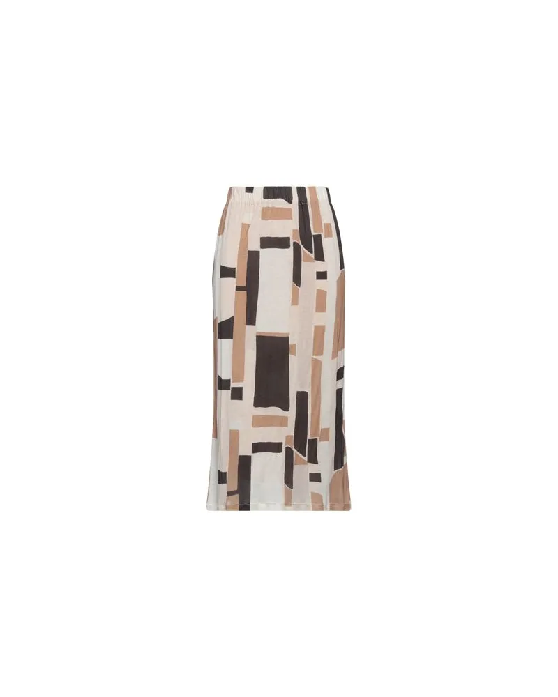 ALYSI CRÈME - HOSEN & RÖCKE - Midi-Röckeauf YOOX.COM Beige