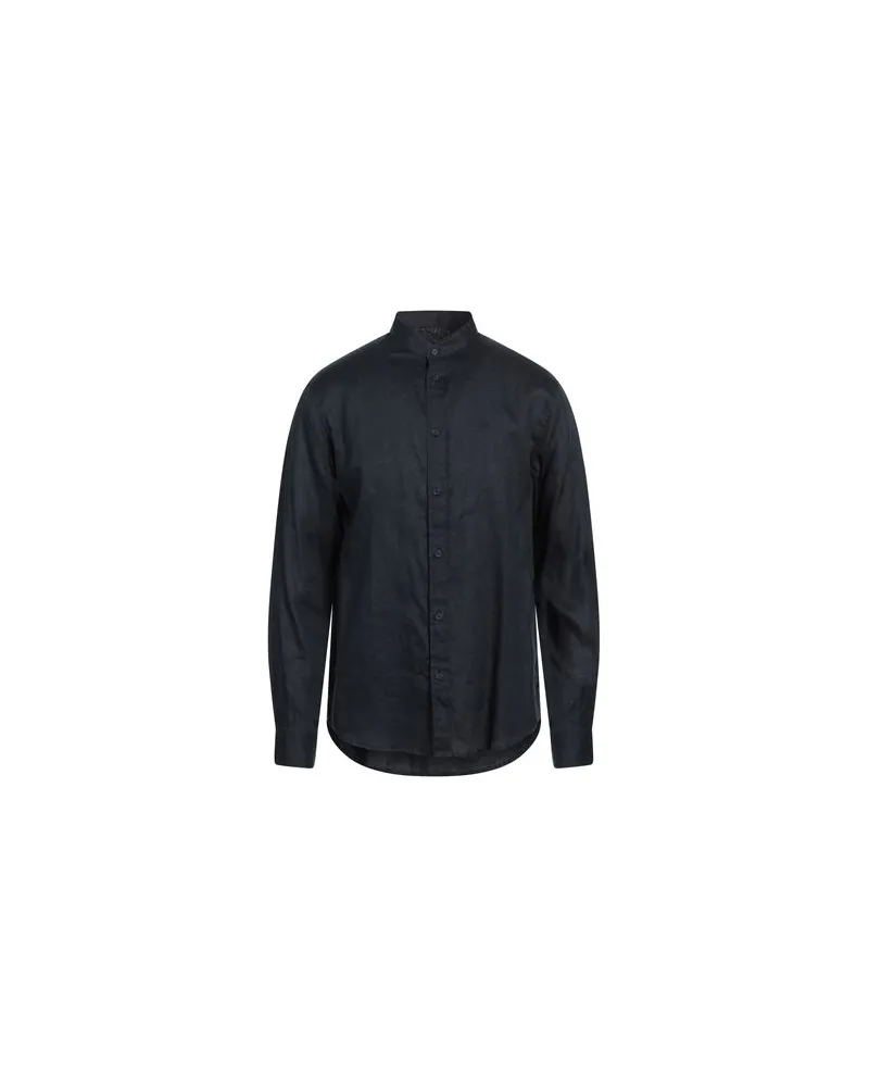 Armani Exchange TOPS - Hemdenauf YOOX.COM Nachtblau