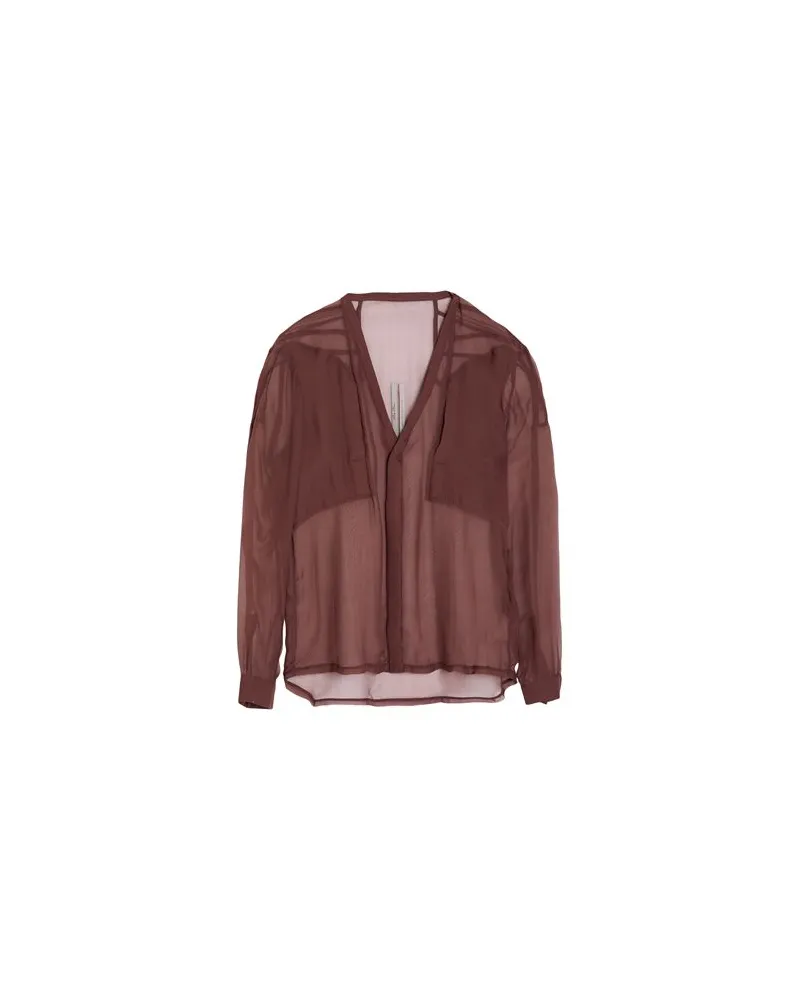 Rick Owens TOPS - Hemdenauf YOOX.COM Braun
