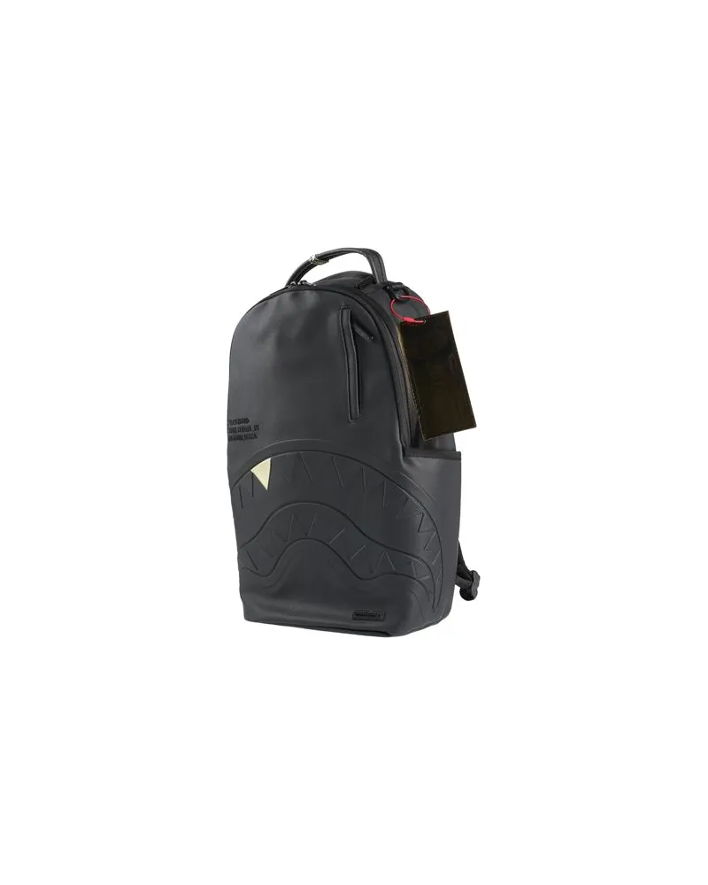 Sprayground BLACKED OUT EMBOSSED GOLD TOOTH BACKPACK - TASCHEN - Rucksäckeauf YOOX.COM Schwarz