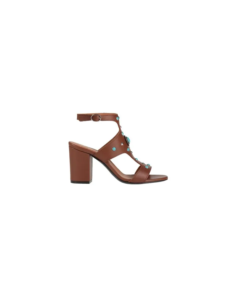 Via Roma 15 SCHUHE - Sandalenauf YOOX.COM Lederfarben