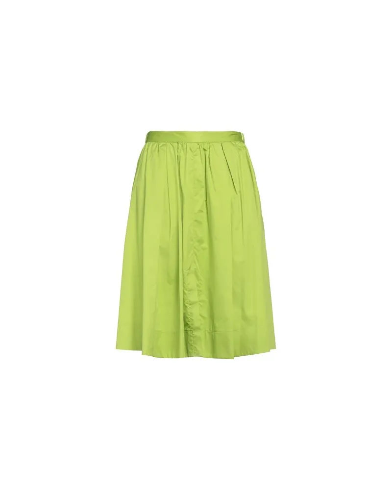 Kaos HOSEN & RÖCKE - Midi-Röckeauf YOOX.COM Säuregrün
