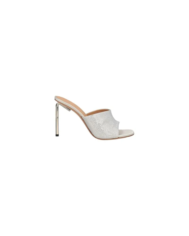 OFF-WHITE SCHUHE - Sandalenauf YOOX.COM Silber