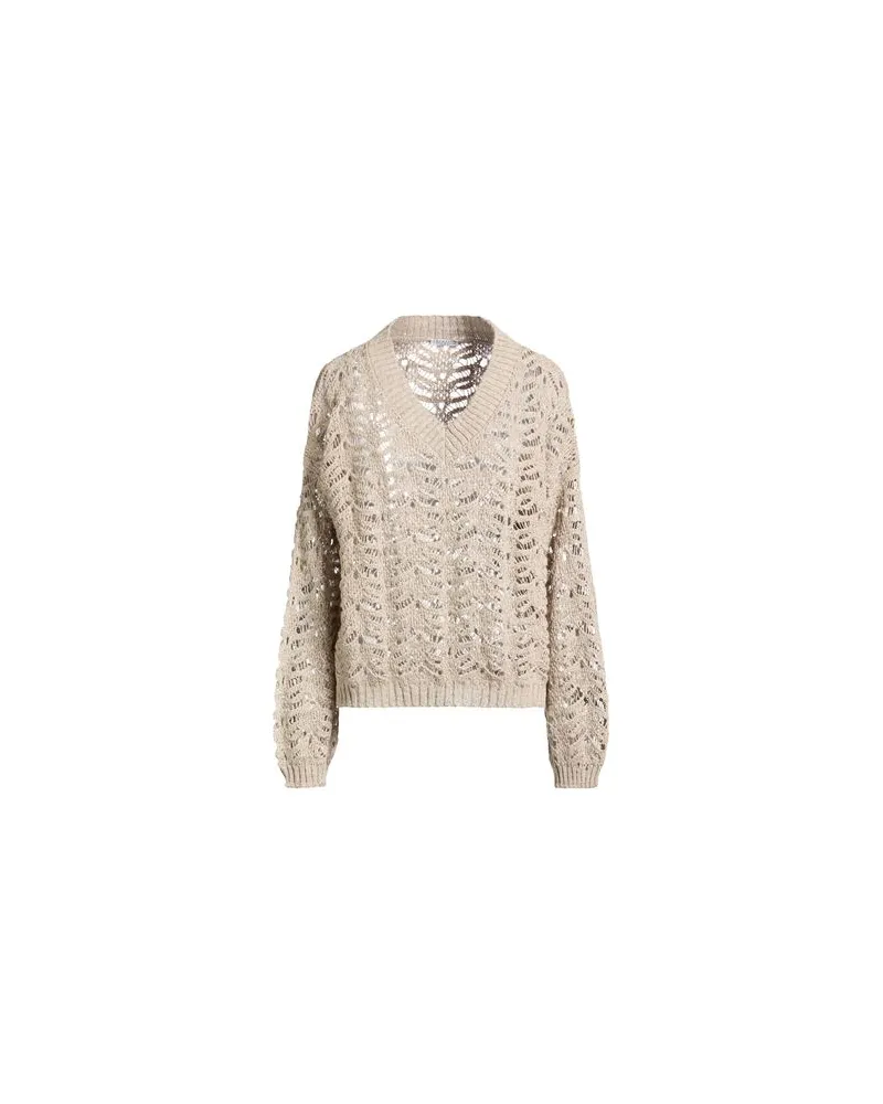 Brunello Cucinelli STRICKWAREN - Pulloverauf YOOX.COM Beige