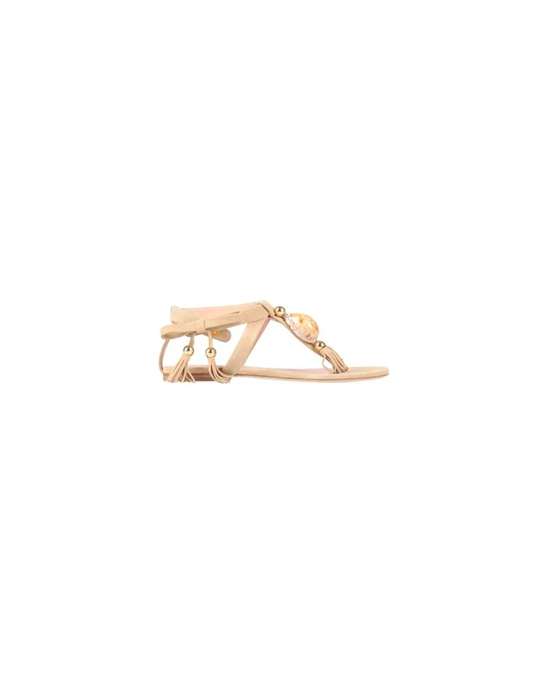 Alberta Ferretti SCHUHE - Zehentrennerauf YOOX.COM Beige