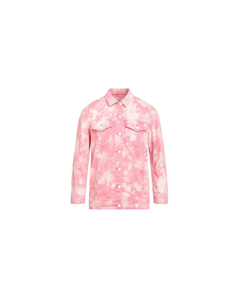 Guess X BRANDALISED WITH GRAFFITI BY BANKSY - JACKEN & MÄNTEL - Jeansjacken/Mäntelauf YOOX.COM Rosa