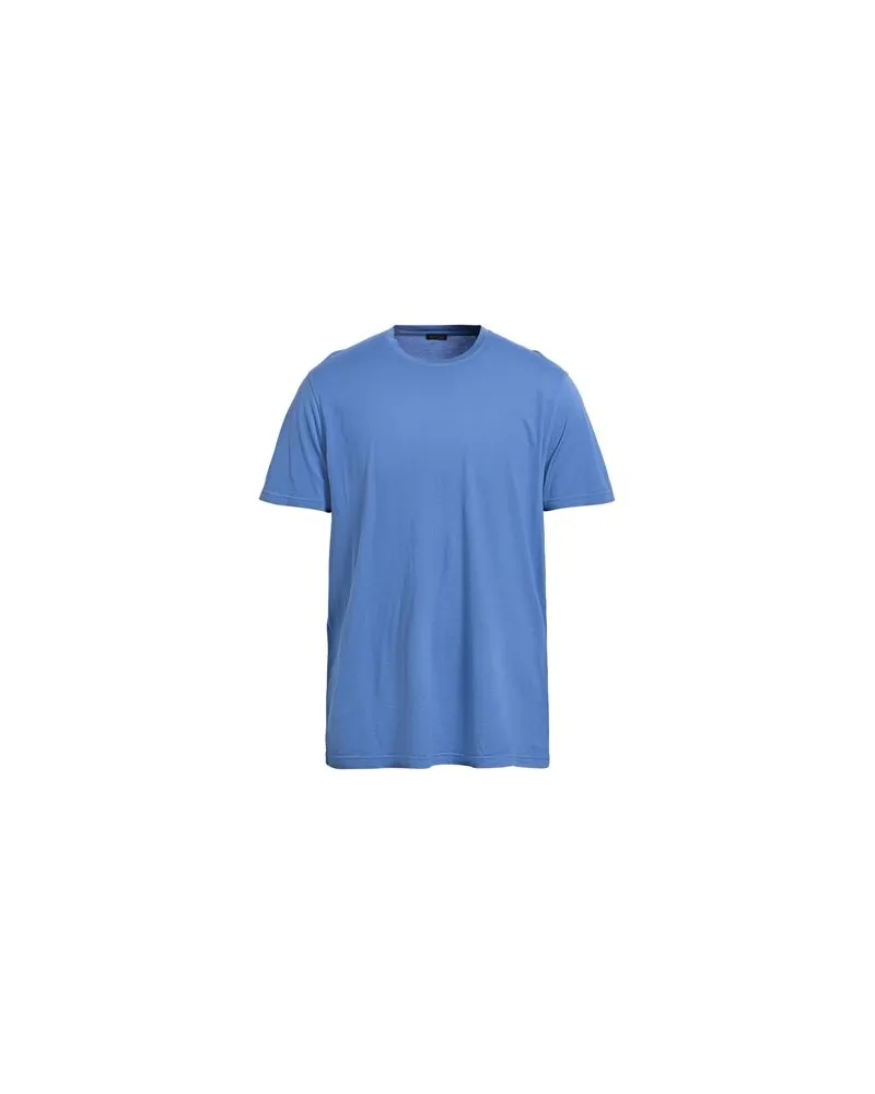Kiton TOPS - T-shirtsauf YOOX.COM Hellblau