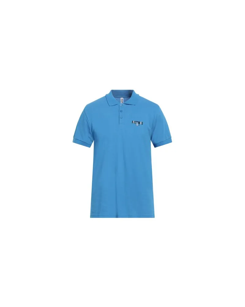Moschino TOPS - Poloshirtsauf YOOX.COM Azurblau