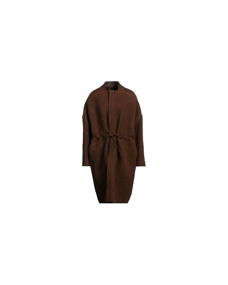 Rick Owens JACKEN & MÄNTEL - Mäntelauf YOOX.COM Braun