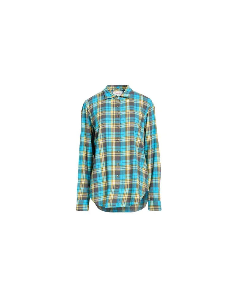 Xírena TOPS - Hemdenauf YOOX.COM Azurblau