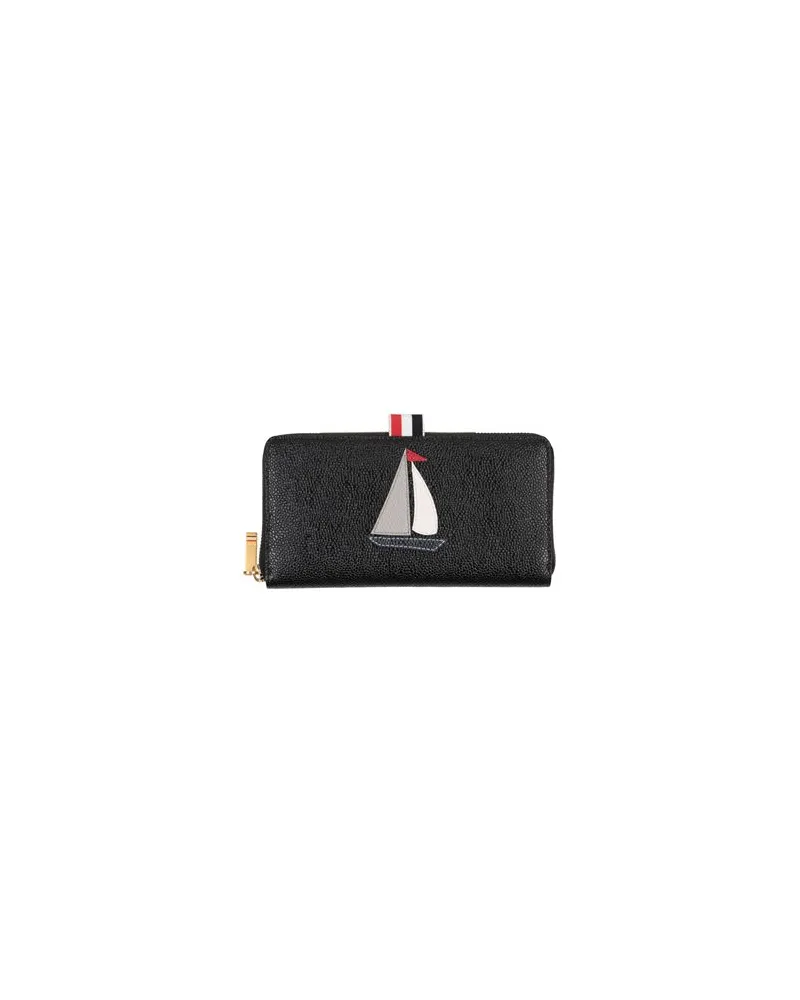 Thom Browne Kleinlederwaren - Brieftaschenauf YOOX.COM Schwarz