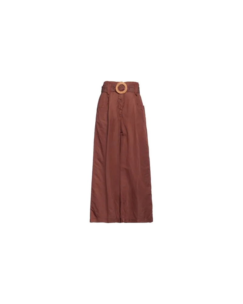 Re-HasH HOSEN & RÖCKE - Hosenauf YOOX.COM Schokobraun