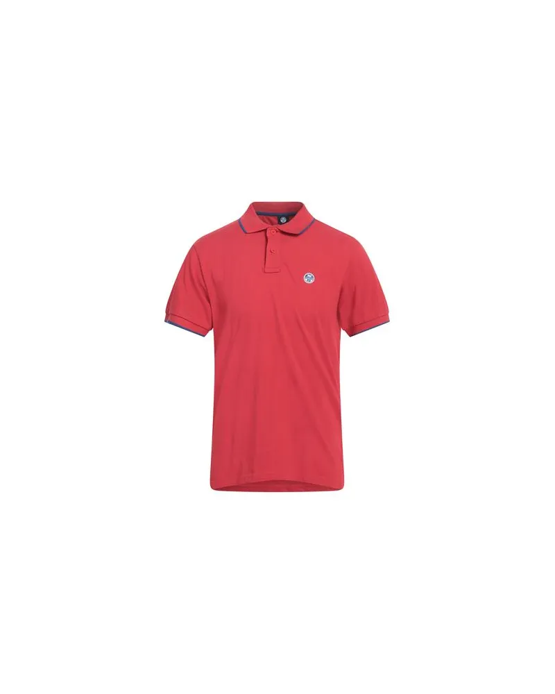 North Sails TOPS - Poloshirtsauf YOOX.COM Rot