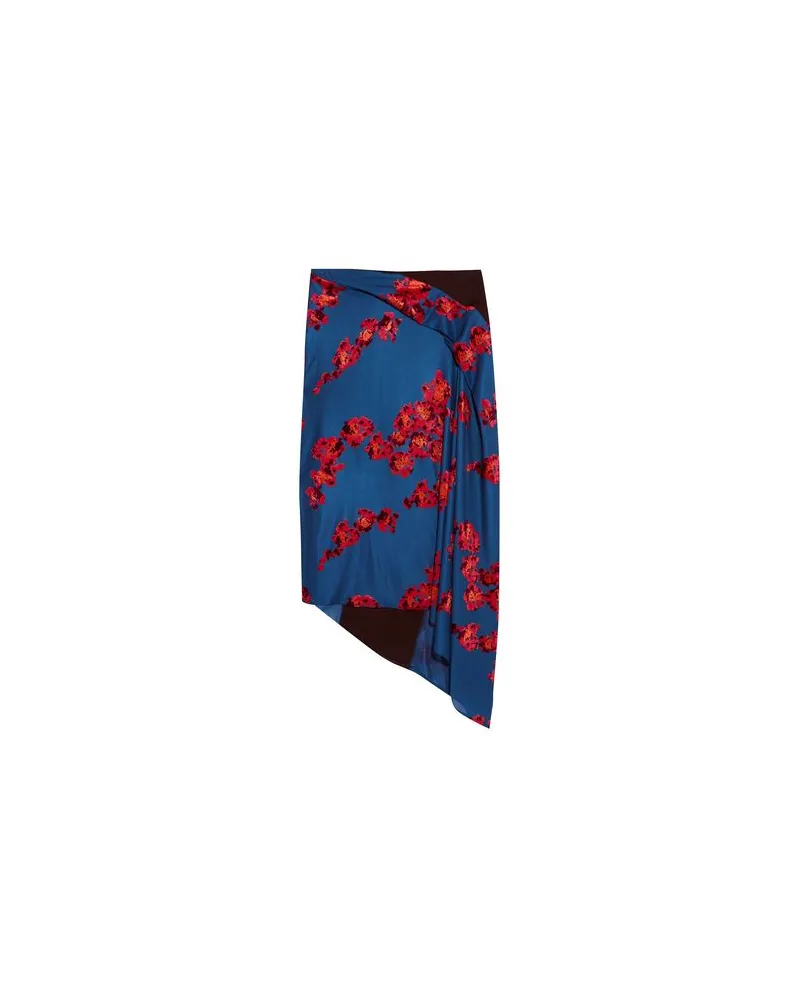 ATLEIN HOSEN & RÖCKE - Midi-Röckeauf YOOX.COM Blau