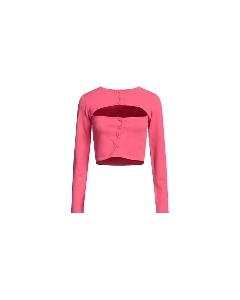 Dsquared2 STRICKWAREN - Strickjackenauf YOOX.COM Fuchsia