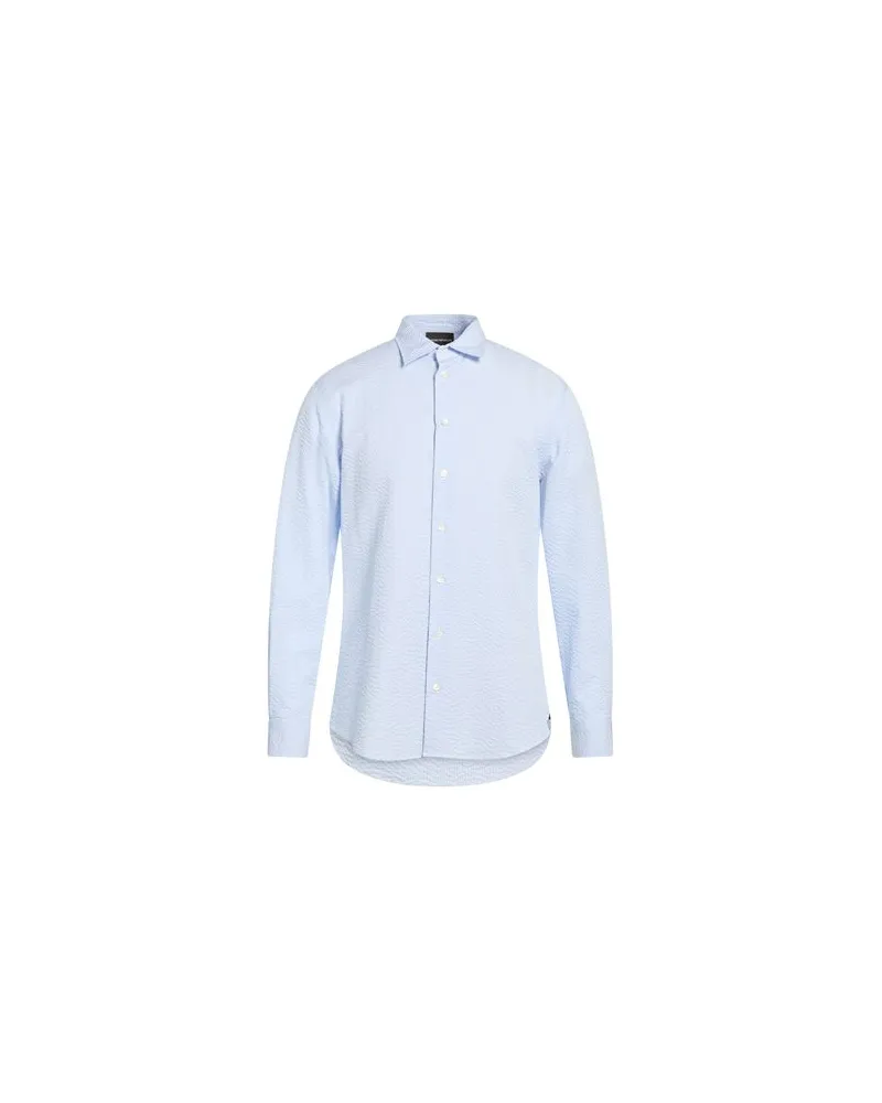 Emporio Armani TOPS - Hemdenauf YOOX.COM Hellblau