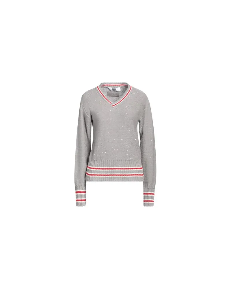 MSGM STRICKWAREN - Pulloverauf YOOX.COM Grau