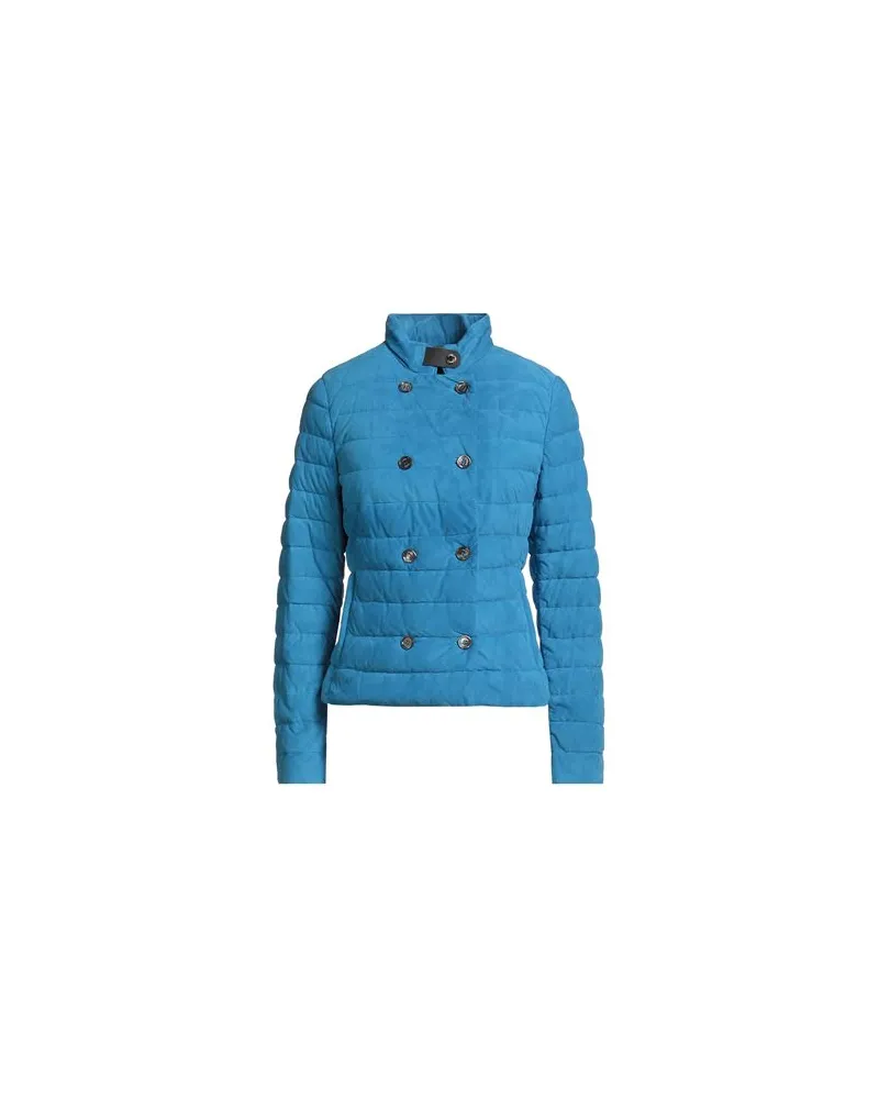 MOORER JACKEN & MÄNTEL - Pufferjacken & Daunenjackenauf YOOX.COM Azurblau