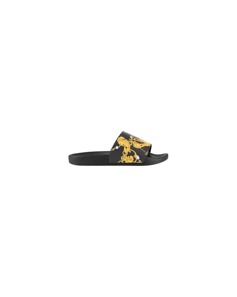 Versace Jeans SCHUHE - Sandalenauf YOOX.COM Schwarz