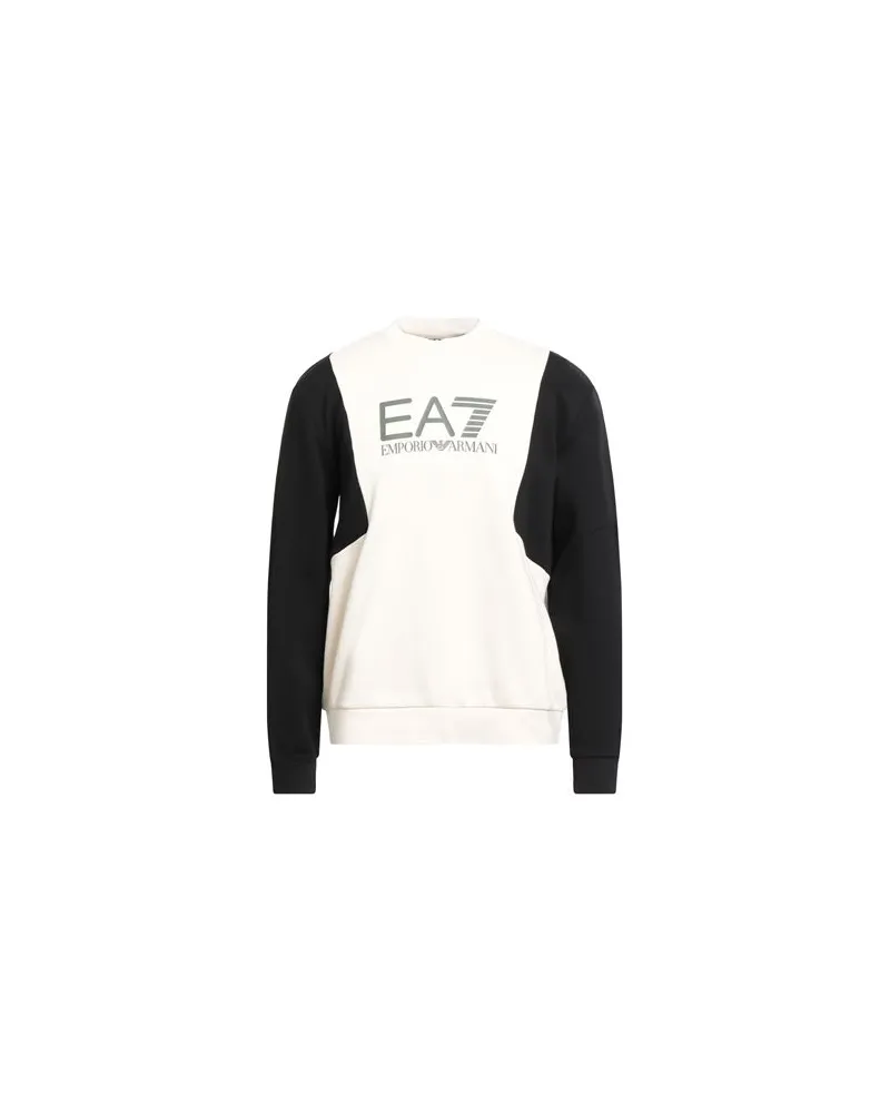 EA7 TOPS - Sweatshirtsauf YOOX.COM Cremeweiß