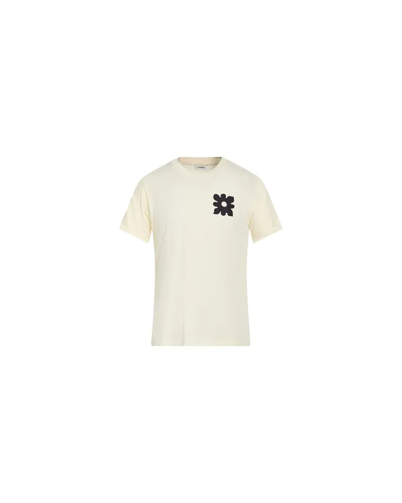Sandro TOPS - T-shirtsauf YOOX.COM Cremeweiß