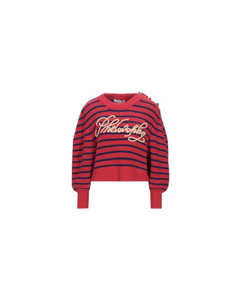 Philosophy Di Lorenzo Serafini STRICKWAREN - Pulloverauf YOOX.COM Rot